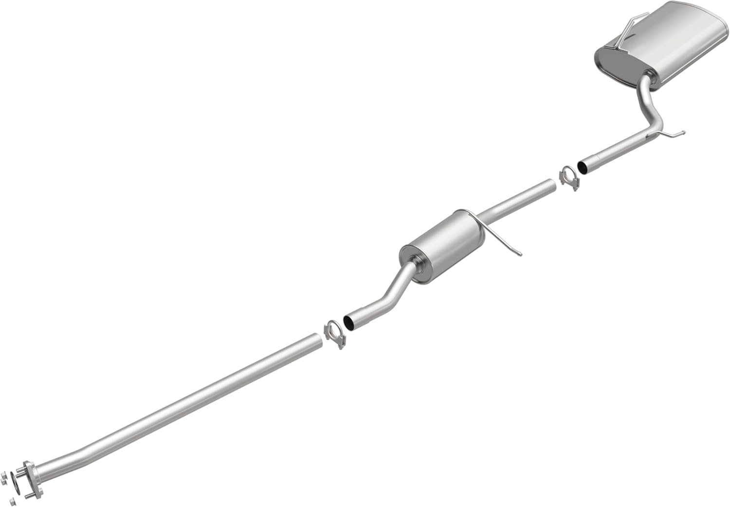 Direct-Fit Replacement Exhaust System 106-0151: Compatible with 2003-2007 Honda Accord 2.4L