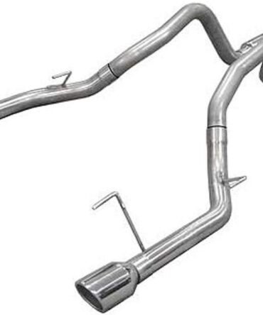 Exhaust SFM66 2-1/2" Diameter 4" Tips Stainless Steel Axle-Back Exhaust System for Ford Mustang
