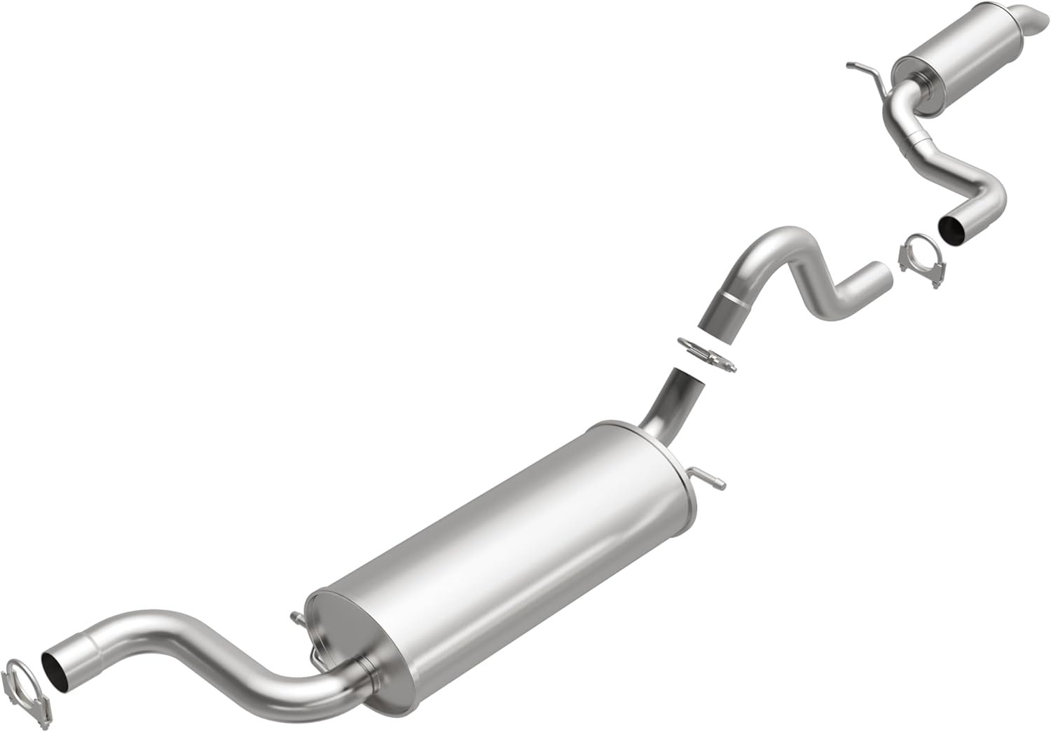 Direct-Fit Replacement Exhaust System 106-0024: Compatible with 2008-2010 Chrysler Town & Country, 2008-2010 Dodge Grand Caravan, 2009-2010 Volkswagen Routan