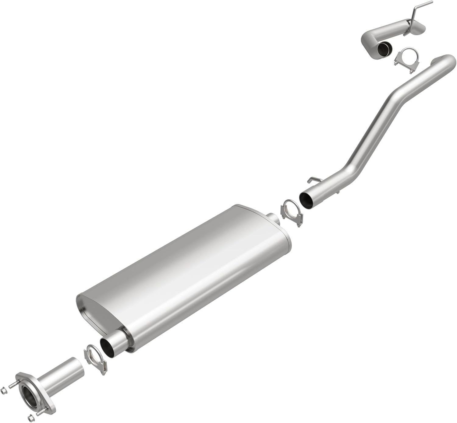 Direct-Fit Replacement Exhaust System 106-0014: Compatible with 2005-2010 Jeep Grand Cherokee, 2006-2010 Jeep Commander