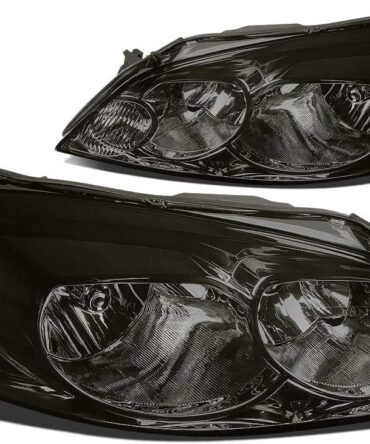 Smoke Lens Amber Headlights Compatible with 06-13