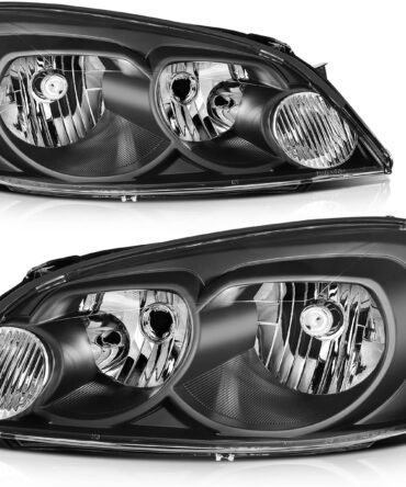 Pair Headlight Assembly Suitable for Chevrolet 2006-2016 for Chevrolet Limited 2014-2016 for Chevrolet 2006-2007 Headlights, 25958359 25958360 (Bulbs Not Included)