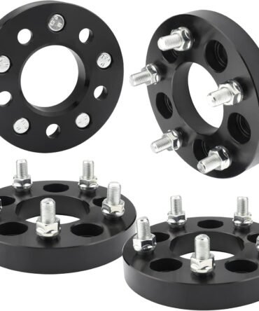 5x4.5 to 5x4.75 Wheel Adapters, 1inch 5x114.3mm to 5x120.65mm Wheel Adapter 73mm Hub Bore with 1/2-20 Thread Pitch