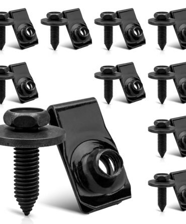 Body Bolts & Extruded U Nuts Kits for GM 11501188 Ford Chevy Buick Chrysler Cadillac Bumper Fender Liner Push Retainer Fastener Clips Replace 11500661, 11503317, N623343-S2