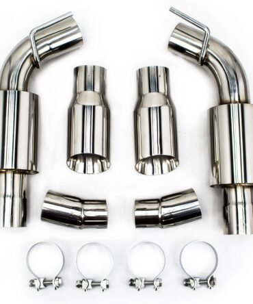 REV9 CB-1201 Axle-Back Stainless Steel Exhaust Kit compatible with Chevy Camaro V6 2010-2015