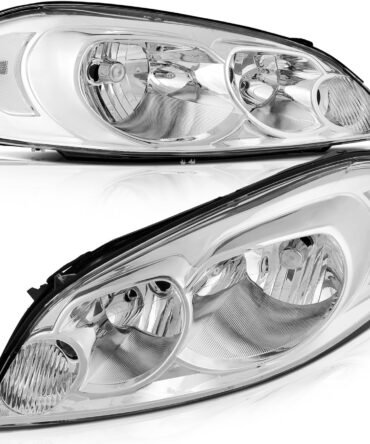 Pair Headlight Assembly Fits for Chevrolet 2006-2016 for Chevrolet Limited 2014-2016 for Chevrolet 2006-2007 Headlights, 25958360 GM2502261 (Bulbs Not Included)